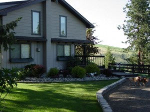 Old pic of front of house before the remodeling, porch, etc.