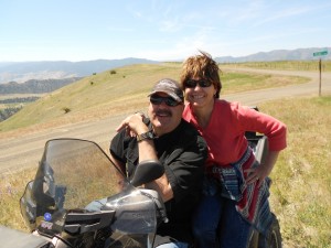 ATV Ride with John and Cindy to Dairy Mountain and back down to Will and Gail Williams July 4th Party.